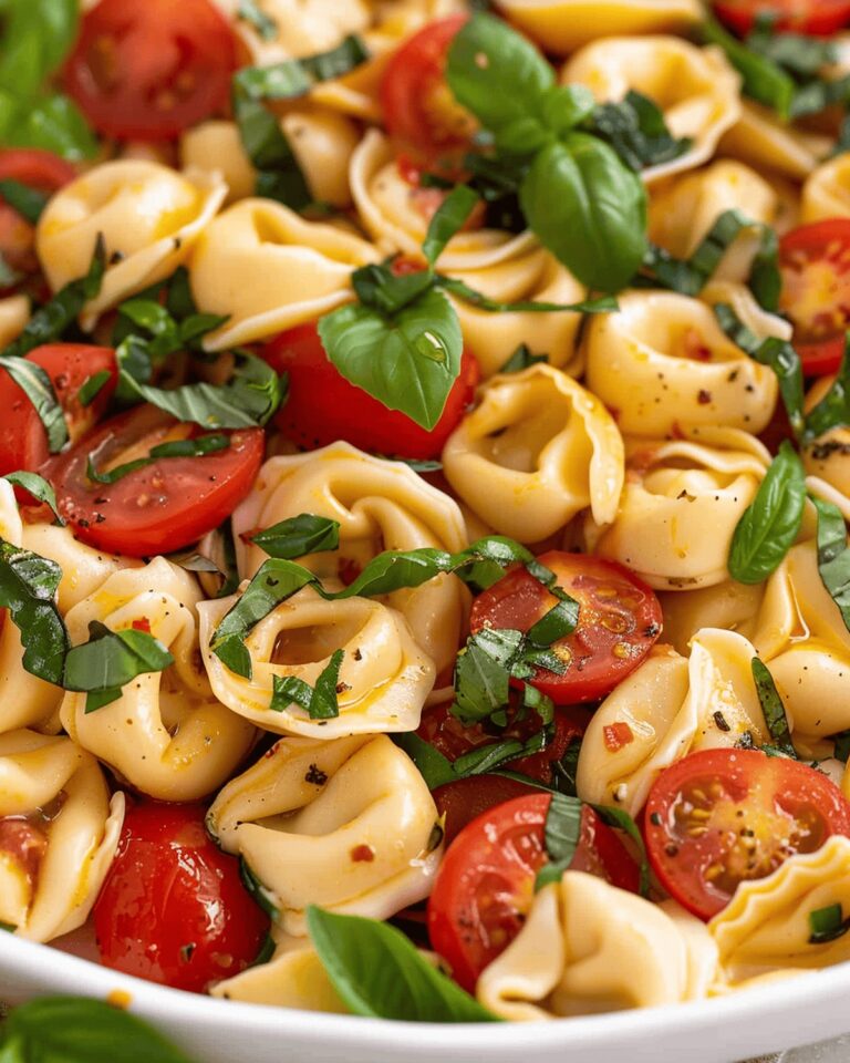 Vibrant Tortellini Caprese Salad Recipe