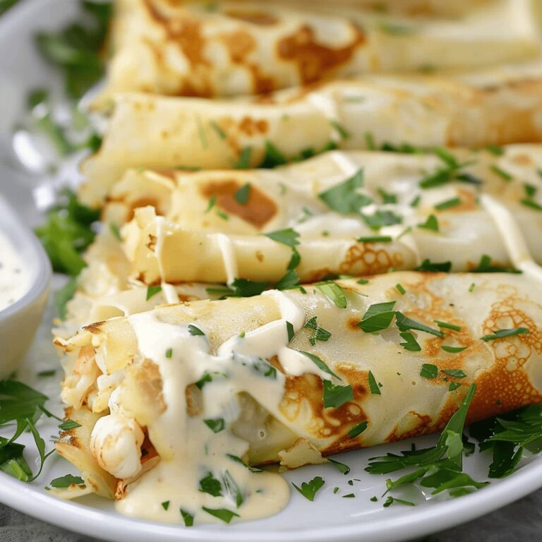 Crab-Stuffed Crepes Recipe