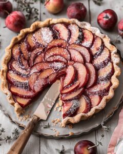 Elegant Plum Frangipane Tart Recipe