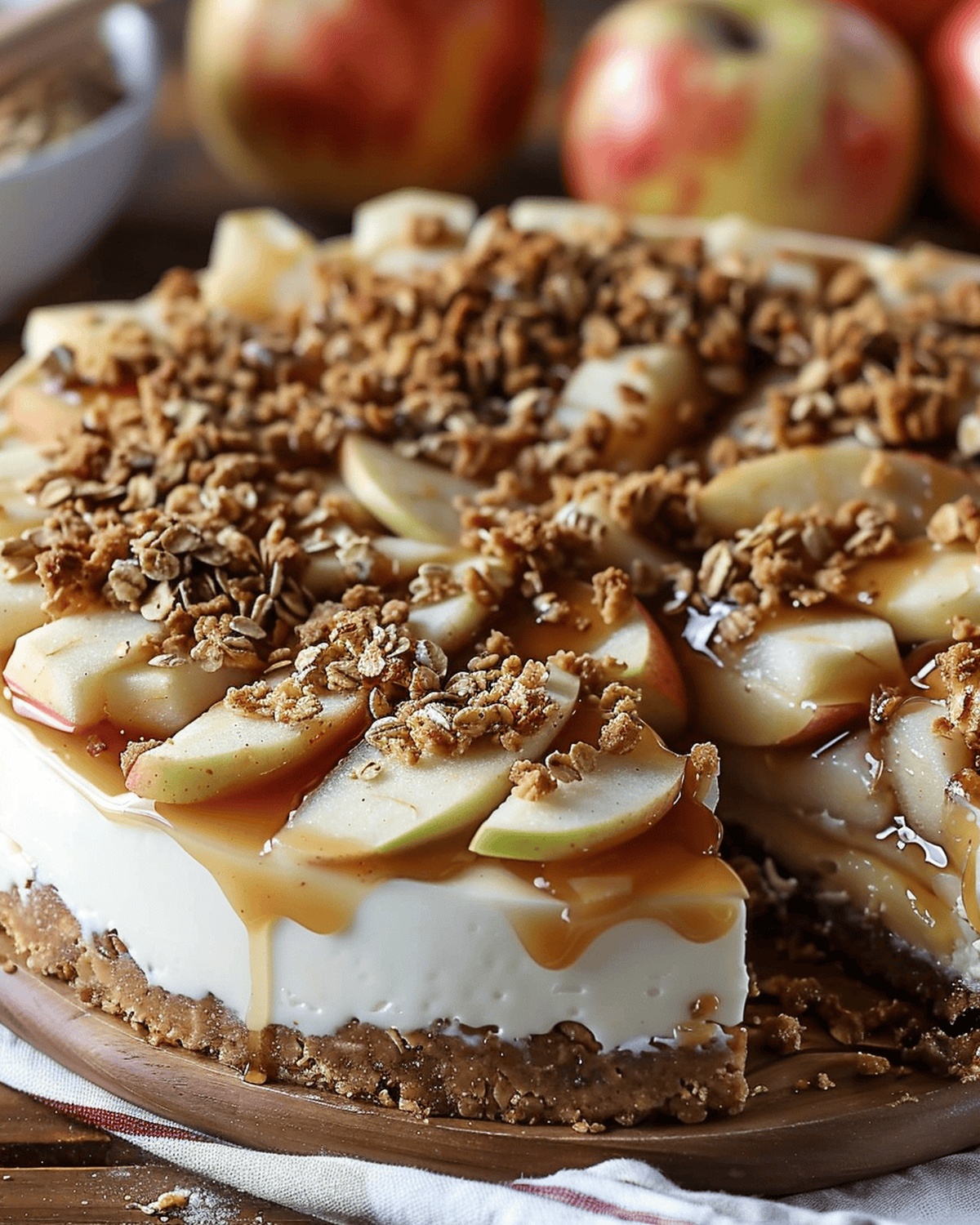 Apple Cinnamon Delight Cheesecake Recipe