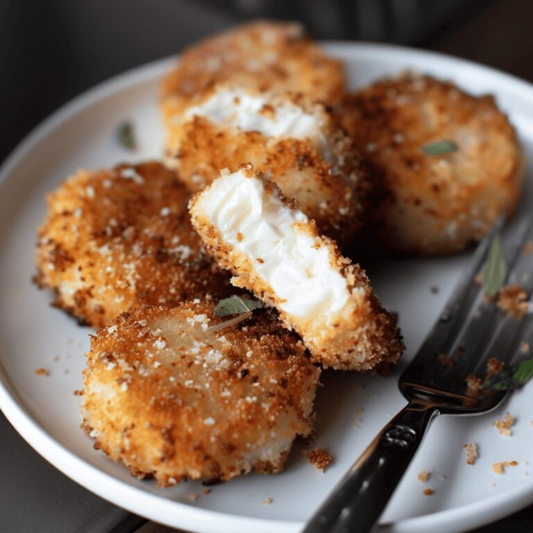 Crispy Fried Goat Cheese Rounds Recipe