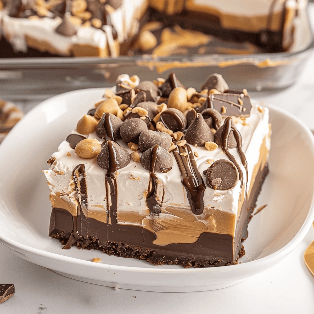Chocolate Peanut Butter Lush Recipe