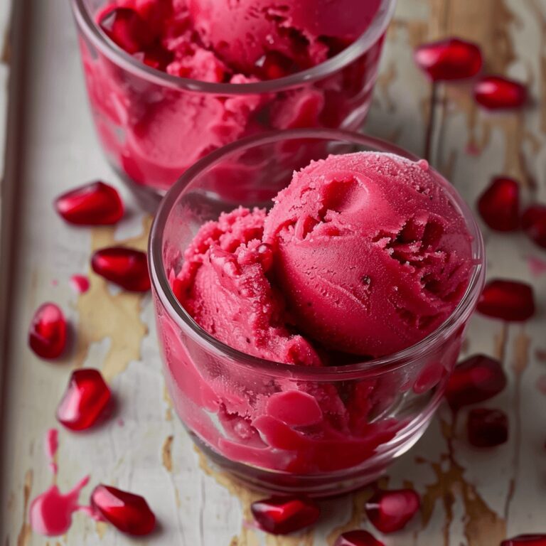 Pomegranate Sorbet Recipe