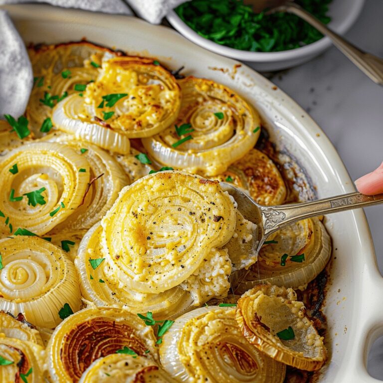 Roasted Parmesan Creamed Onions Recipe