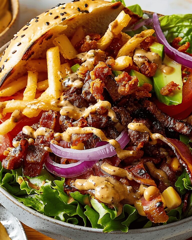 Hearty Burger Bowls Recipe