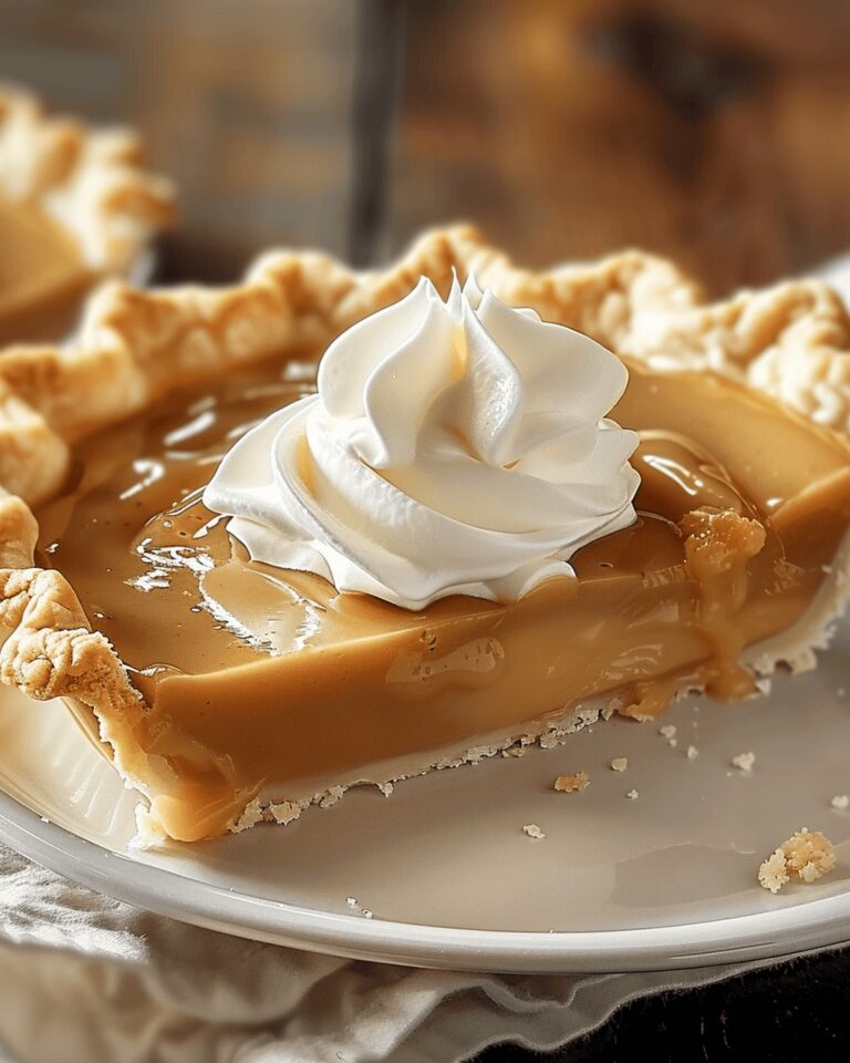 Butterscotch Delight Pie Recipe