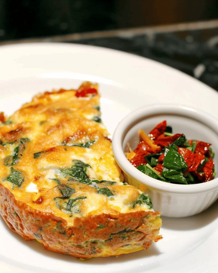 Hearty Spinach and Sundried Tomato Frittata Recipe