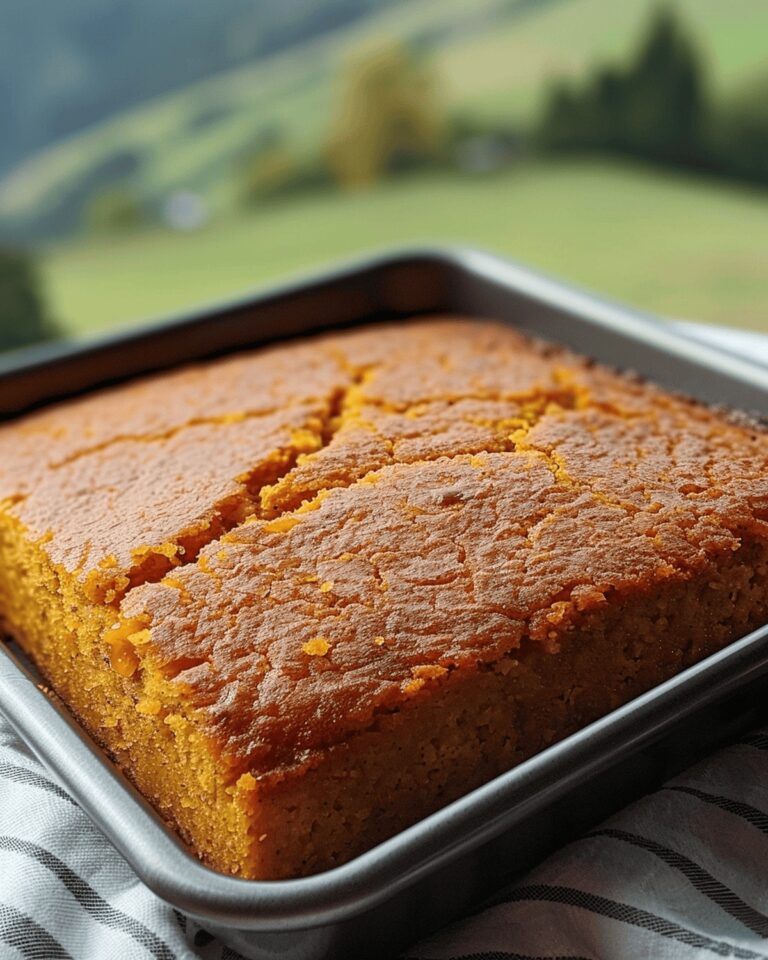 Cinnamon Honey Butter Sweet Potato Cornbread Delight Recipe