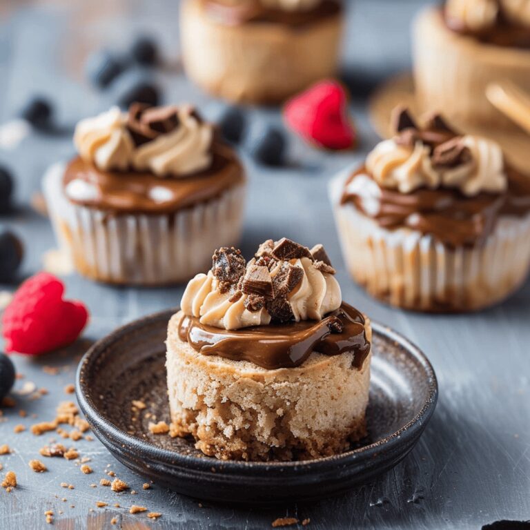 Mini Peanut Butter Cheesecakes Recipe