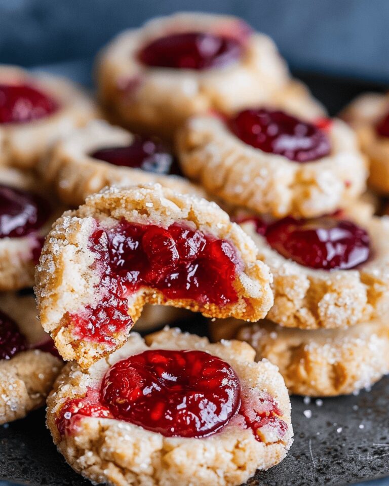 Velvety Raspberry Thumbprint Cookies Recipe