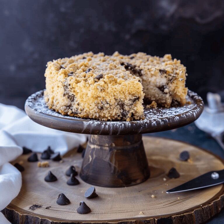 Fluffy Chocolate Chip Ricotta Crumb Cake Recipe