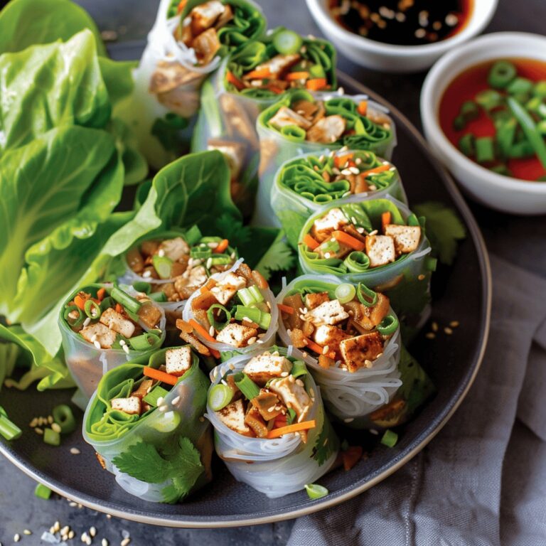 Lettuce Wrap Summer Rolls Recipe