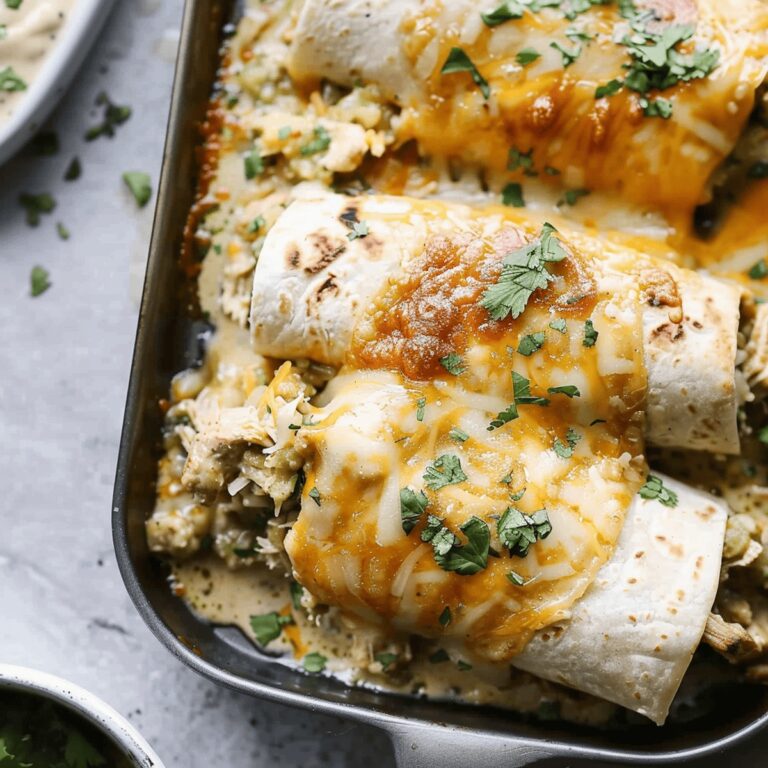 Smothered Green Chile Chicken Burritos Recipe