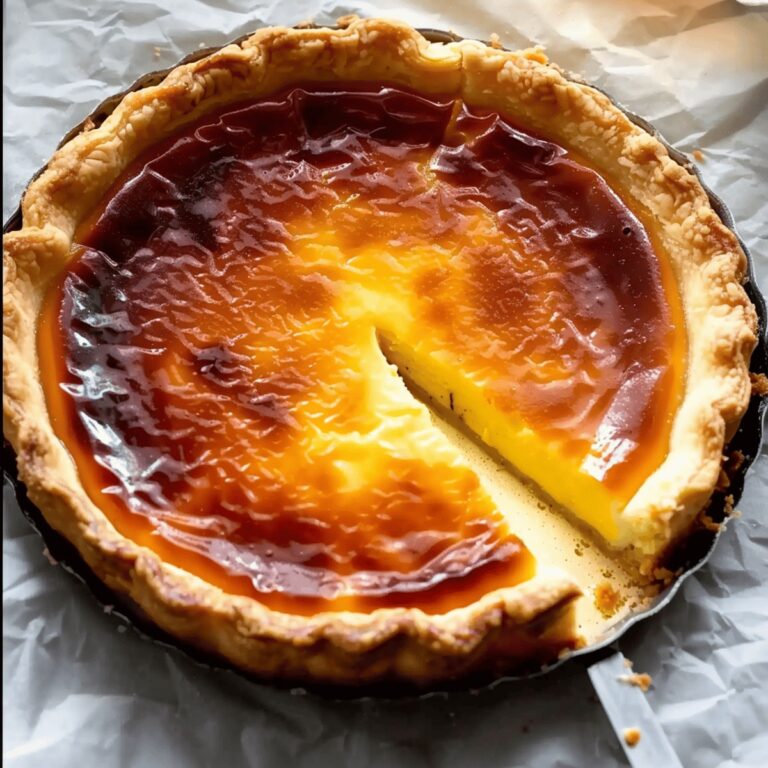 Traditional French Custard Tart Recipe