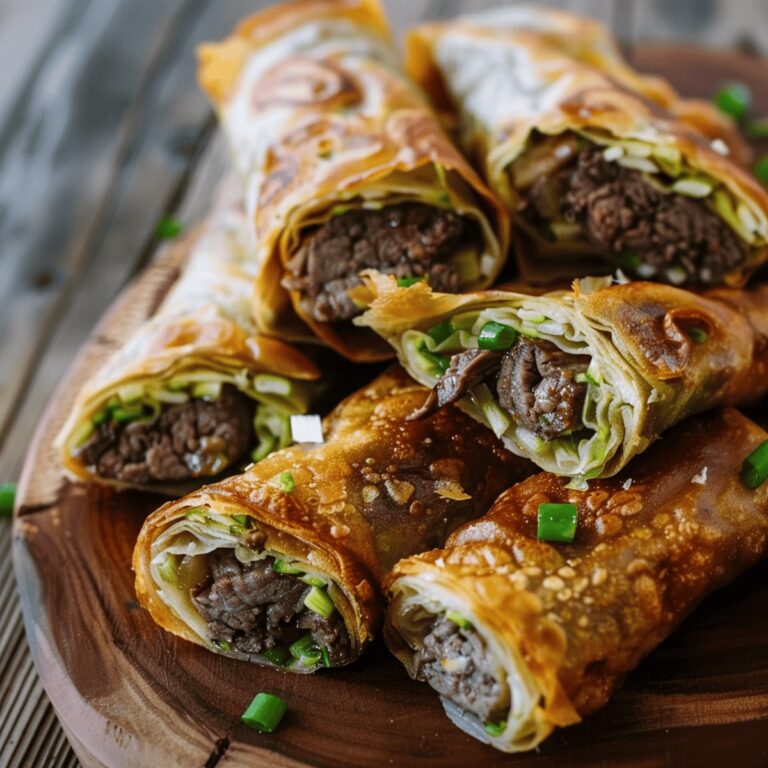 Taiwanese Beef Rolls Recipe