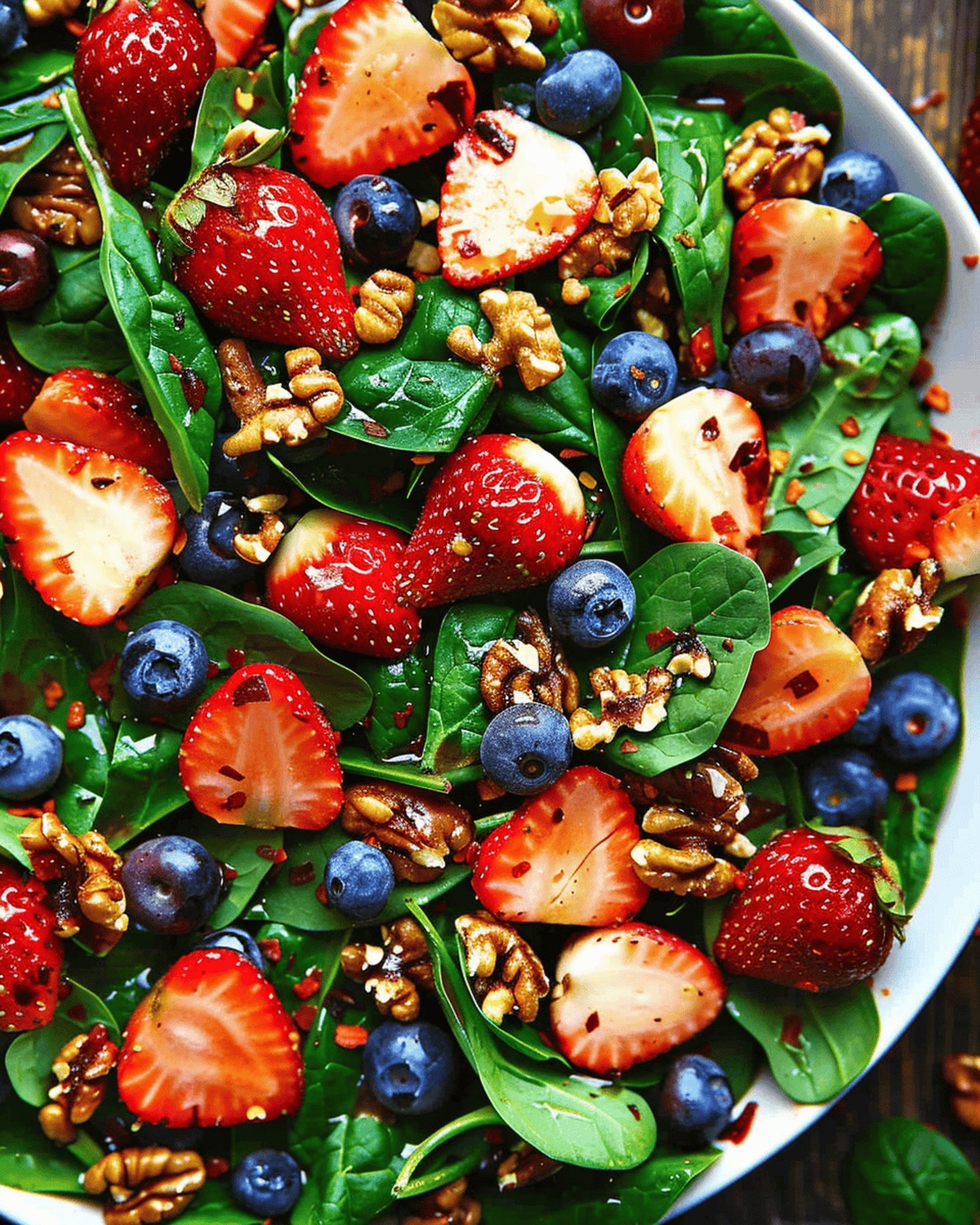 Vibrant Strawberry Spinach Salad Recipe