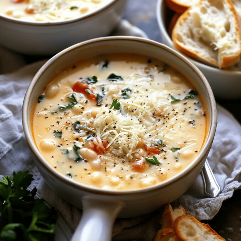 Creamy Parmesan Tuscano Soup Recipe