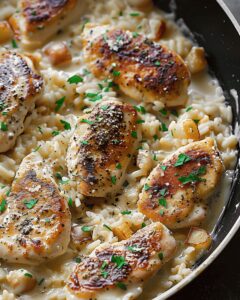Hearty Parmesan Chicken & Rice Recipe