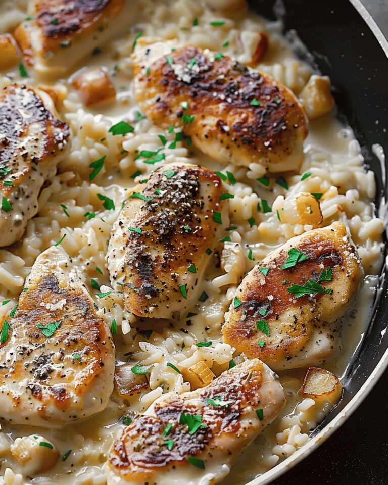 Hearty Parmesan Chicken & Rice Recipe