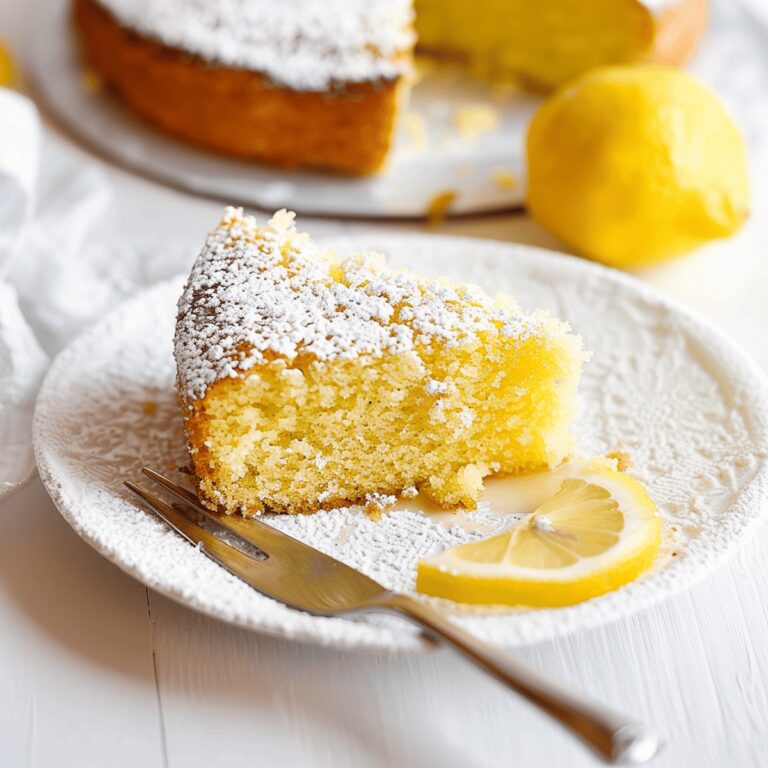 Sunny Lemon Olive Oil Cake Recipe