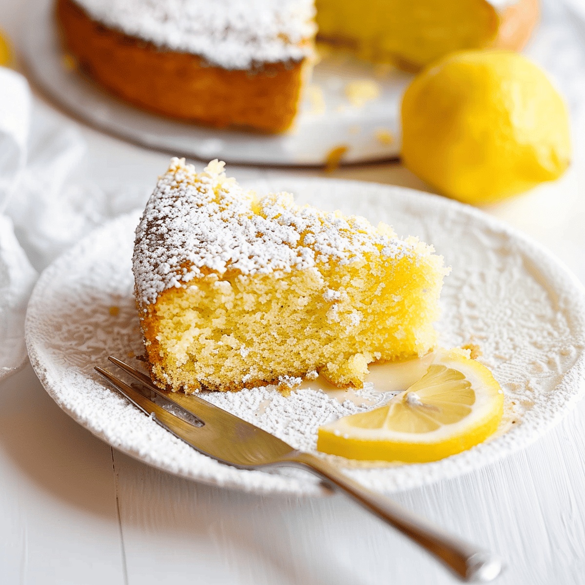 Sunny Lemon Olive Oil Cake Recipe