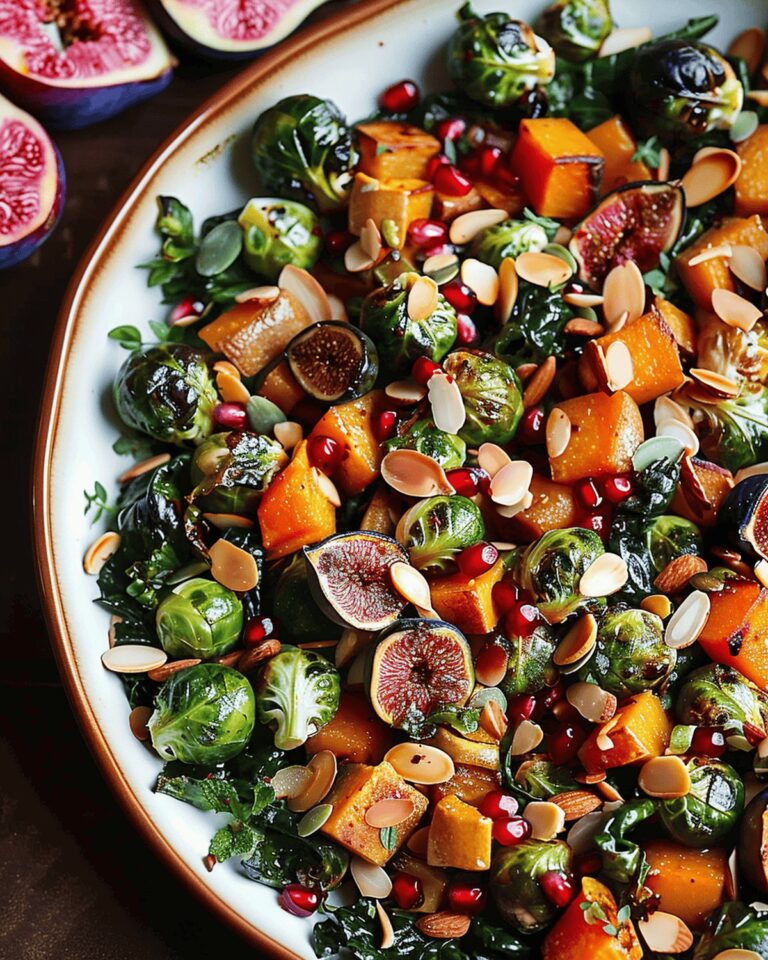 Crispy Roasted Brussels Sprouts And Butternut Squash Salad Recipe