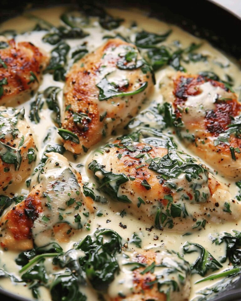 Velvety Spinach Chicken Recipe