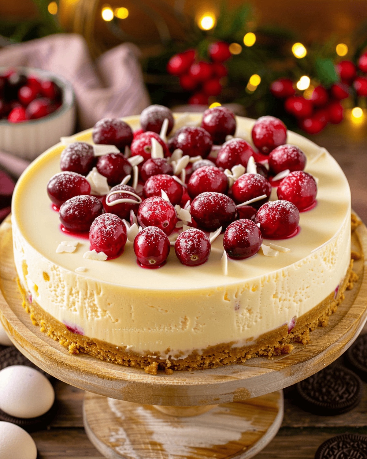Cranberry Delight Cheesecake Recipe