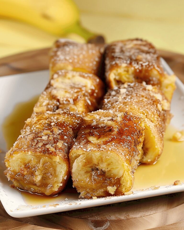 Banana French Toast Roll-Ups Recipe