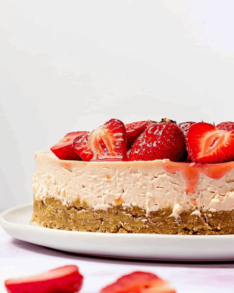 Velvety Strawberry Cheesecake Recipe