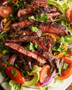 Sizzling Fajita Steak Salad Recipe
