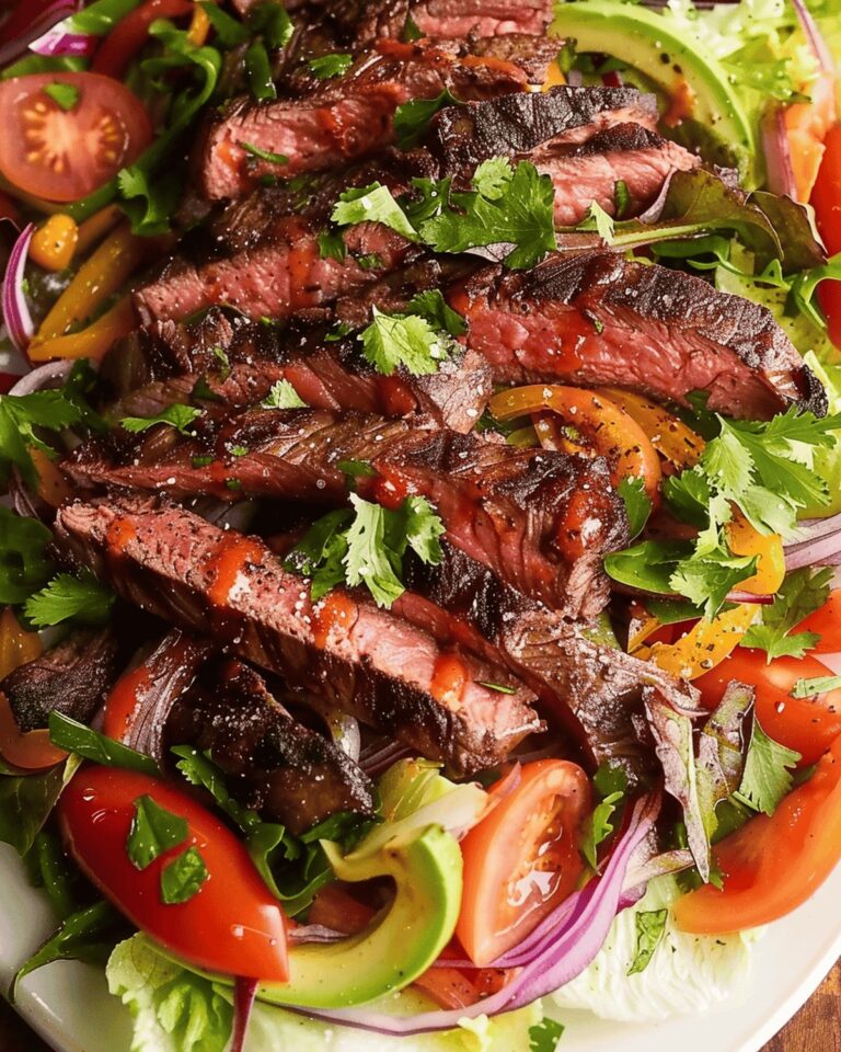 Sizzling Fajita Steak Salad Recipe