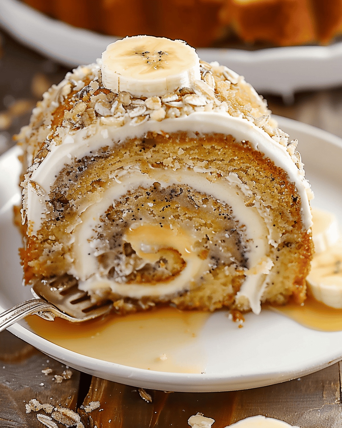 Silky Banana Cake Roll Recipe
