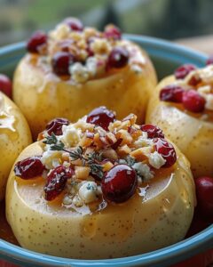 Baked Apples With Blue Cheese And Honey Delight Recipe