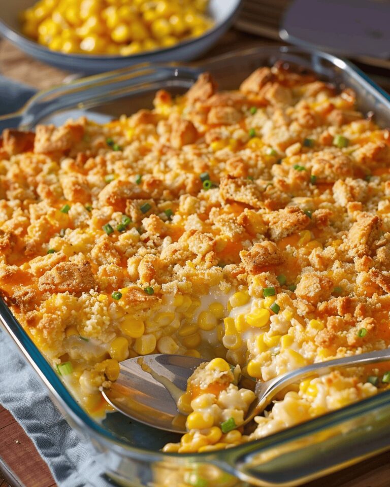 Cheesy Corn Delight Casserole Recipe