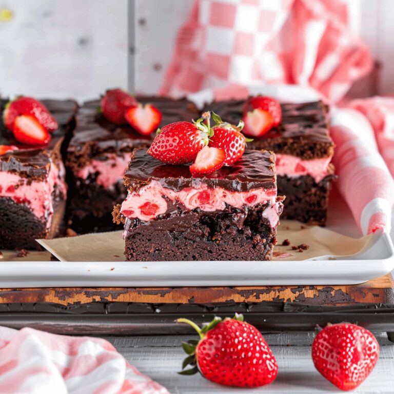 Strawberry Brownies Recipe