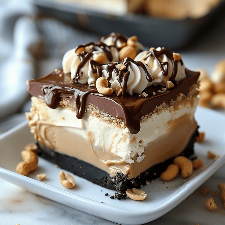 No-Bake Buckeye Cheesecake Bars Recipe