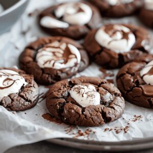 Chocolate Marshmallow Swirl Cookies Recipe
