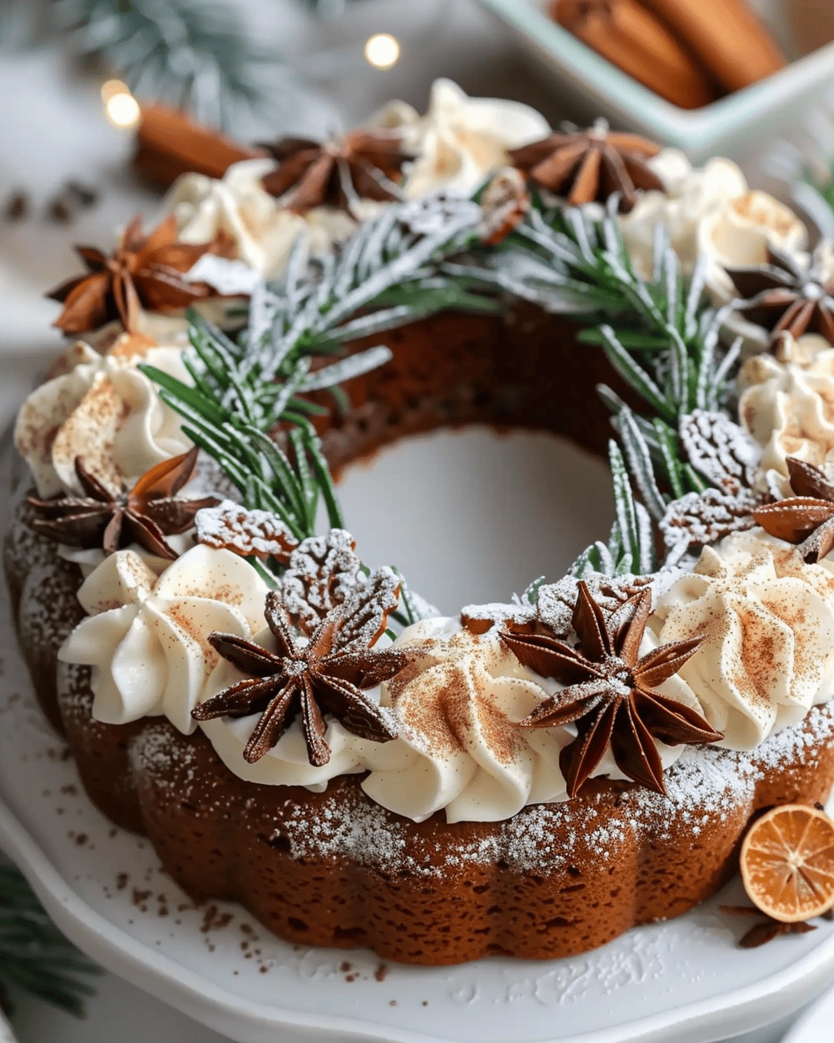 Spiced Gingerbread Wreath Delight Recipe