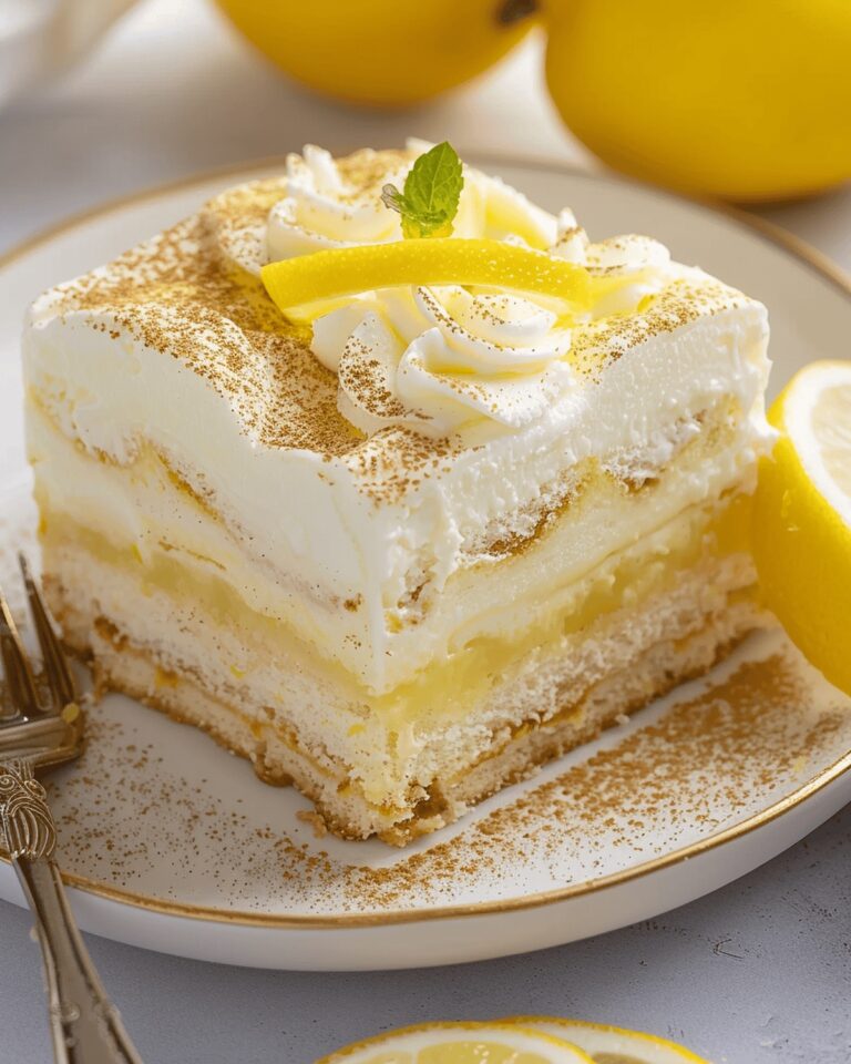 Citrusy Lemon Tiramisu Recipe