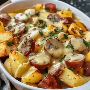Cheesy Ranch Potatoes And Sausage Recipe