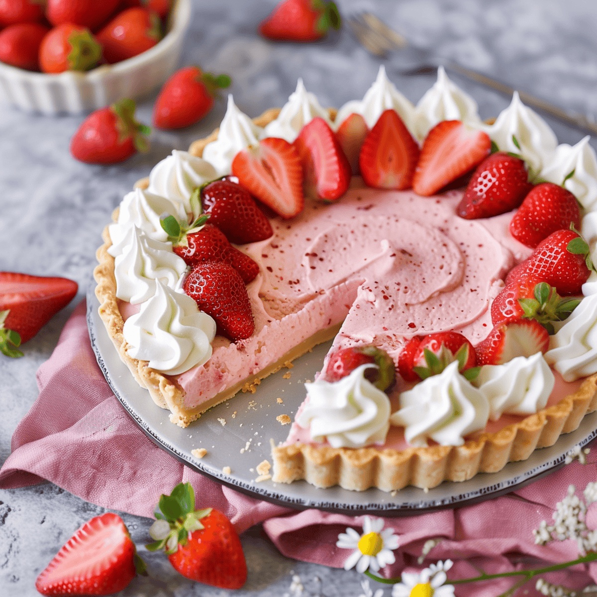 Luscious Strawberry Tart Recipe