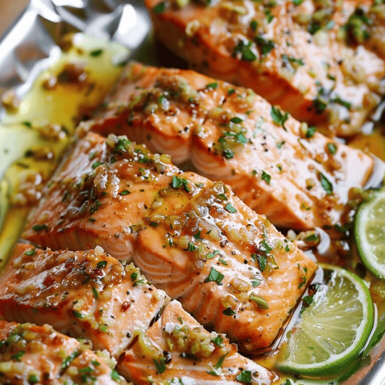 Honey Lime Garlic Butter Salmon Recipe