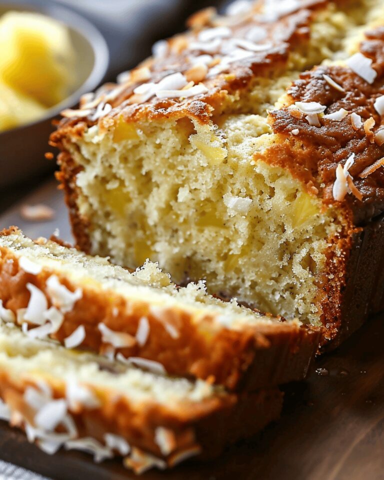 Tropical Pineapple Coconut Bread Recipe