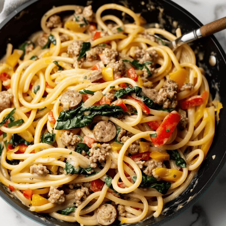 Hearty Sausage And Peppers Pasta Recipe