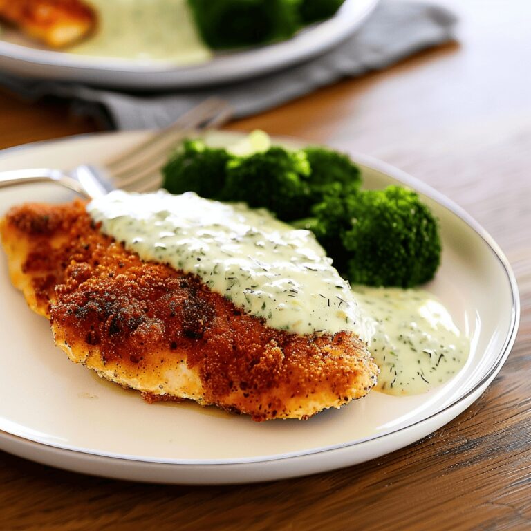 Velvety Chicken in Basil Cream Sauce Recipe