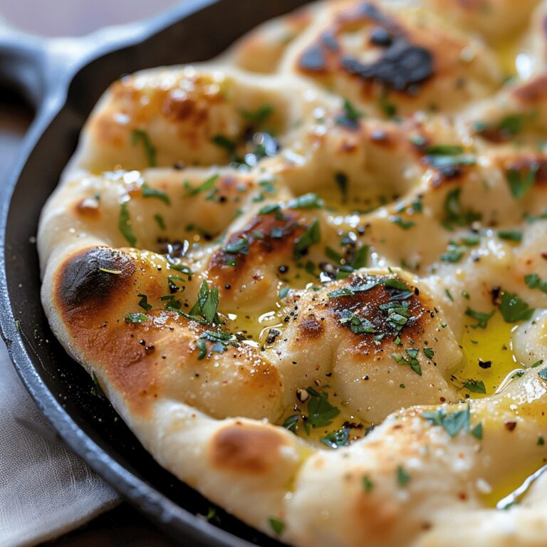 Garlic & Butter Flatbread Recipe