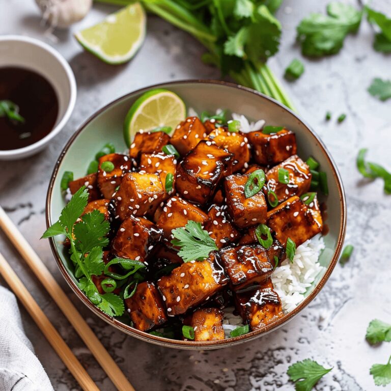 Pan-Fried Garlic Tofu Recipe