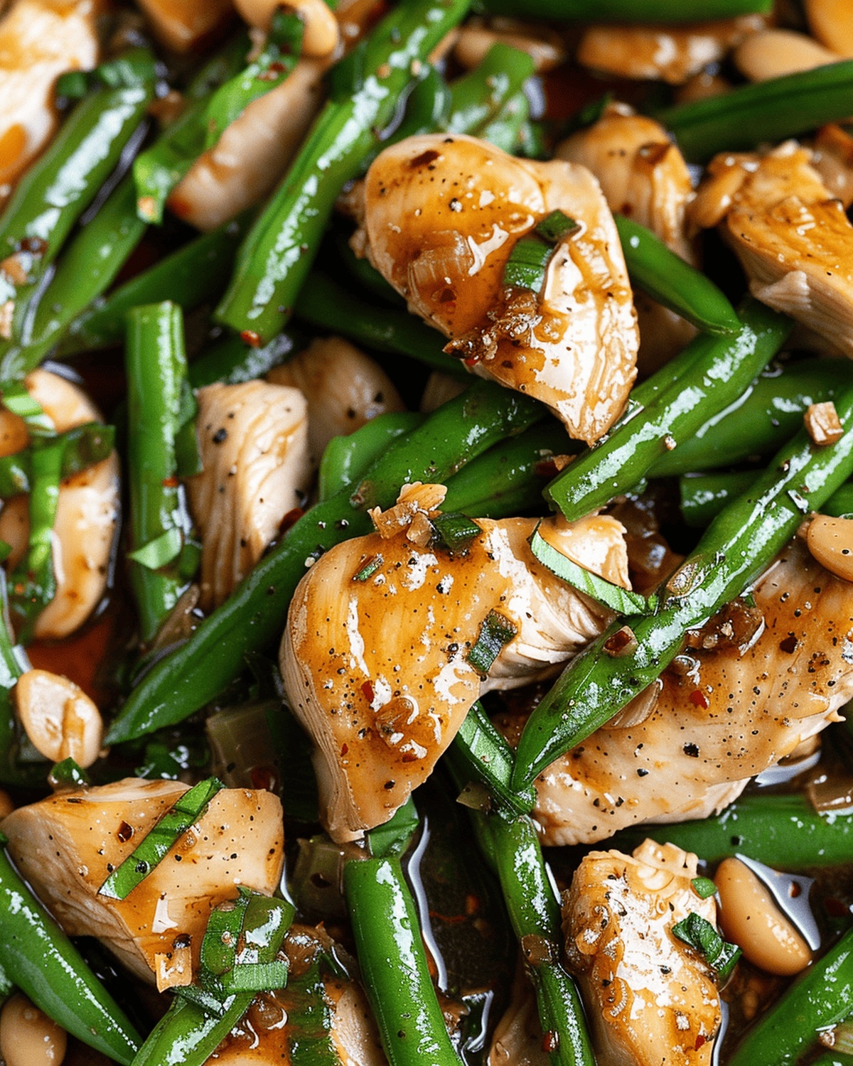 Crispy Chicken and Green Beans Stir-Fry Recipe