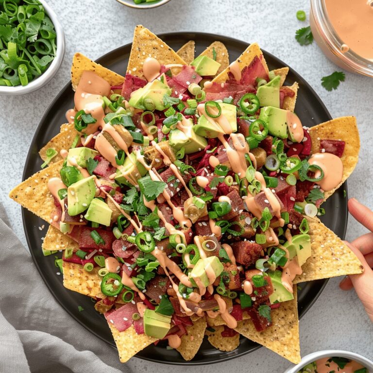 Tropical Tuna Poke Nachos Recipe
